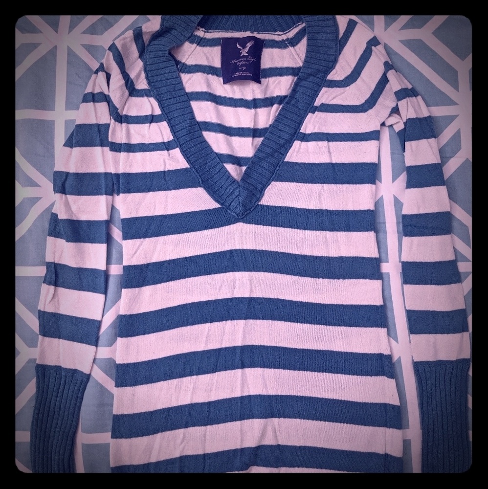 American Eagle Striped Sweater